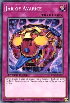 Jar of Avarice (SGX1-ENE20) - Speed Duel GX: Duel Academy Box 1st Edition - Premium Yugioh Single from Konami - Just $0.25! Shop now at Game Crave Tournament Store