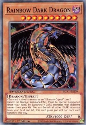 Rainbow Dark Dragon (SGX1-ENI09) - Speed Duel GX: Duel Academy Box 1st Edition - Premium Yugioh Single from Konami - Just $0.25! Shop now at Game Crave Tournament Store