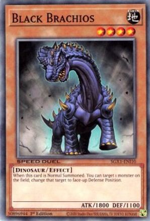 Black Brachios (SGX1-ENI10) - Speed Duel GX: Duel Academy Box 1st Edition - Premium Yugioh Single from Konami - Just $0.25! Shop now at Game Crave Tournament Store