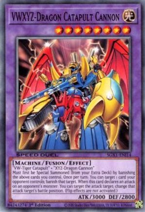 VWXYZ-Dragon Catapult Cannon (SGX1-ENI14) - Speed Duel GX: Duel Academy Box 1st Edition - Premium Yugioh Single from Konami - Just $0.25! Shop now at Game Crave Tournament Store