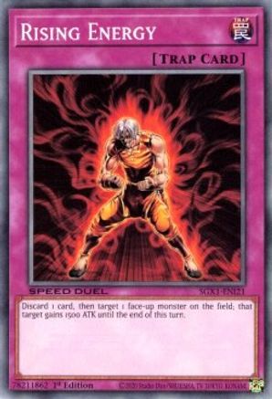 Rising Energy (SGX1-ENI21) - Speed Duel GX: Duel Academy Box 1st Edition - Premium Yugioh Single from Konami - Just $0.25! Shop now at Game Crave Tournament Store
