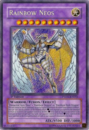 Rainbow Neos (PTDN-EN044) - Phantom Darkness Unlimited - Premium Yugioh Single from Konami - Just $26.02! Shop now at Game Crave Tournament Store