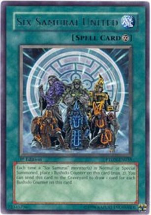 Six Samurai United (PTDN-EN059) - Phantom Darkness 1st Edition - Premium Yugioh Single from Konami - Just $0.38! Shop now at Game Crave Tournament Store