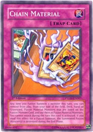 Chain Material (PTDN-EN067) - Phantom Darkness 1st Edition - Premium Yugioh Single from Konami - Just $2.36! Shop now at Game Crave Tournament Store