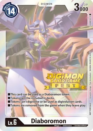 Diaboromon Token (Digimon Card Game Fest 2022) - Release Special Booster Foil - Premium Digimon Single from Bandai - Just $9.85! Shop now at Game Crave Tournament Store