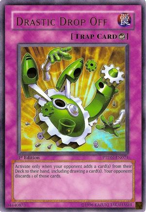 Drastic Drop Off (PTDN-EN074) - Phantom Darkness 1st Edition - Premium Yugioh Single from Konami - Just $0.29! Shop now at Game Crave Tournament Store