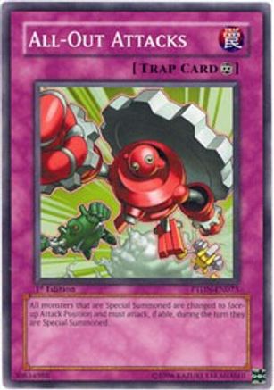All-Out Attacks (PTDN-EN075) - Phantom Darkness 1st Edition - Premium Yugioh Single from Konami - Just $0.25! Shop now at Game Crave Tournament Store