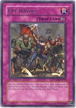 Cry Havoc! (PTDN-EN078) - Phantom Darkness 1st Edition - Premium Yugioh Single from Konami - Just $0.35! Shop now at Game Crave Tournament Store