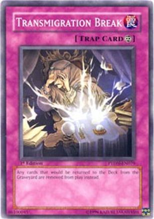 Transmigration Break (PTDN-EN079) - Phantom Darkness 1st Edition - Premium Yugioh Single from Konami - Just $0.25! Shop now at Game Crave Tournament Store