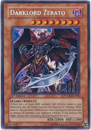 Darklord Zerato (PTDN-EN081) - Phantom Darkness Unlimited - Premium Yugioh Single from Konami - Just $10.53! Shop now at Game Crave Tournament Store