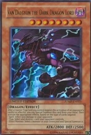 Van'Dalgyon the Dark Dragon Lord (JUMP-EN023) - Shonen Jump Magazine Promos Limited - Premium Yugioh Single from Konami - Just $1.25! Shop now at Game Crave Tournament Store