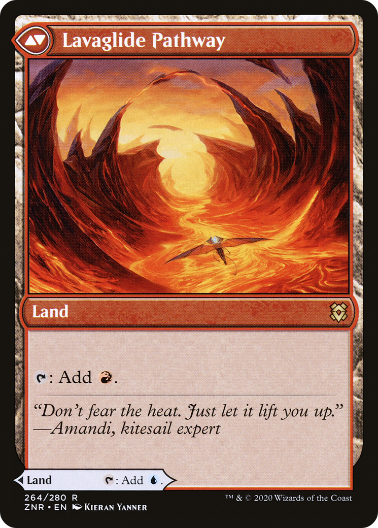 Riverglide Pathway // Lavaglide Pathway (ZNR-264) - Zendikar Rising Foil - Premium MTG Single from Wizards of the Coast - Just $1.10! Shop now at Game Crave Tournament Store