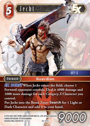 Jecht EX (EMISSARIES OF LIGHT) Foil - Premium Final Fantasy Single from Emissaries of Light - Just $1.53! Shop now at Game Crave Tournament Store
