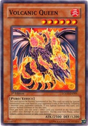 Volcanic Queen (LODT-EN005) - Light of Destruction Unlimited - Premium Yugioh Single from Konami - Just $0.25! Shop now at Game Crave Tournament Store
