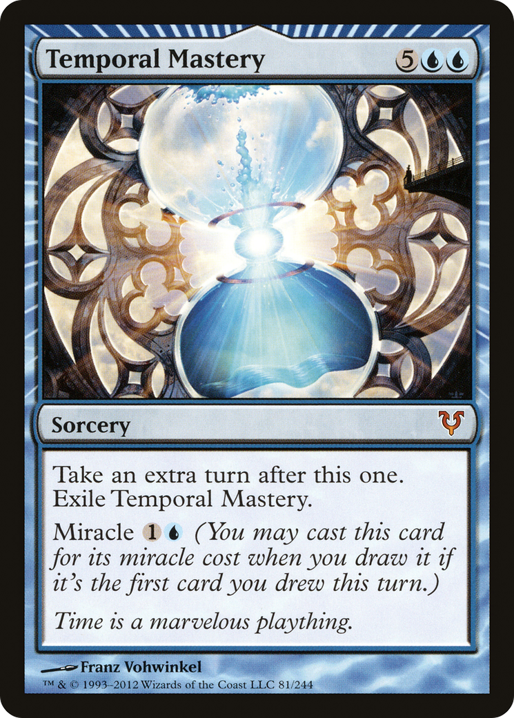 Temporal Mastery (AVR-081) - Avacyn Restored: (miracle) Foil - Premium MTG Single from Wizards of the Coast - Just $9.49! Shop now at Game Crave Tournament Store