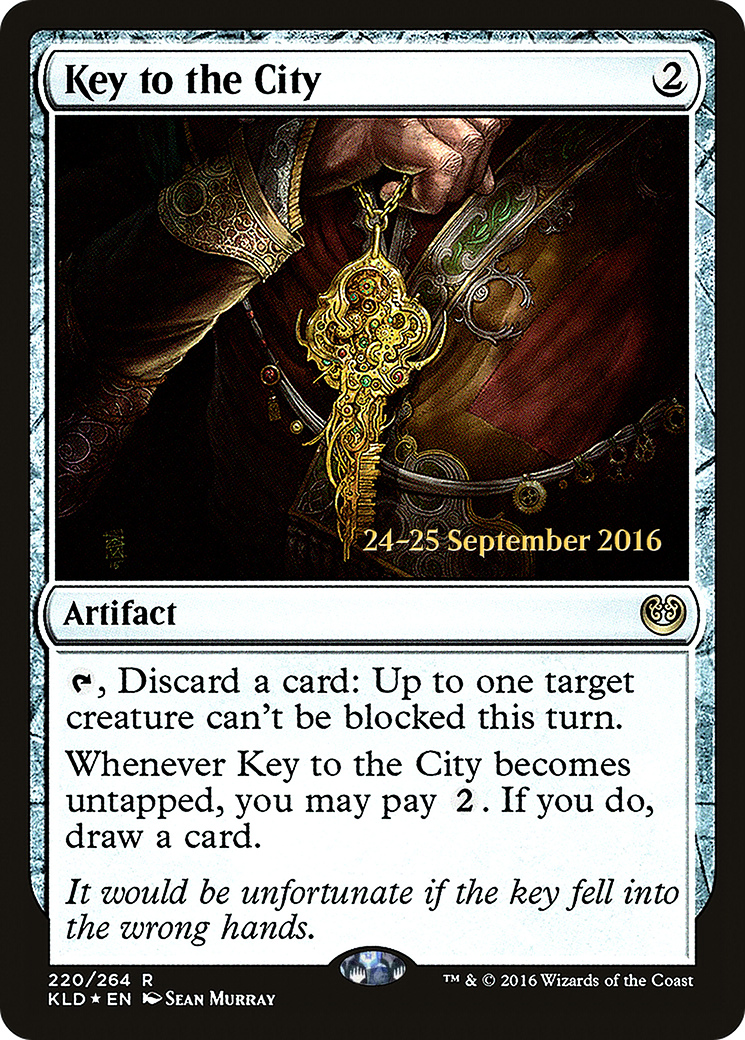 Key to the City (PKLD-220S) - Kaladesh Promos Foil - Premium MTG Single from Wizards of the Coast - Just $0.51! Shop now at Game Crave Tournament Store