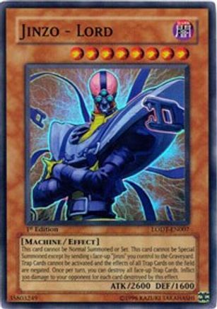 Jinzo - Lord (LODT-EN007) - Light of Destruction Unlimited - Premium Yugioh Single from Konami - Just $0.70! Shop now at Game Crave Tournament Store