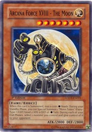 Arcana Force XVIII - The Moon (LODT-EN015) - Light of Destruction Unlimited - Premium Yugioh Single from Konami - Just $0.25! Shop now at Game Crave Tournament Store