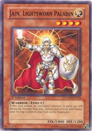 Jain, Lightsworn Paladin (LODT-EN018) - Light of Destruction Unlimited - Premium Yugioh Single from Konami - Just $0.25! Shop now at Game Crave Tournament Store