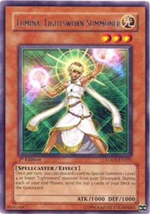 Lumina, Lightsworn Summoner (LODT-EN021) - Light of Destruction 1st Edition - Premium Yugioh Single from Konami - Just $2.64! Shop now at Game Crave Tournament Store