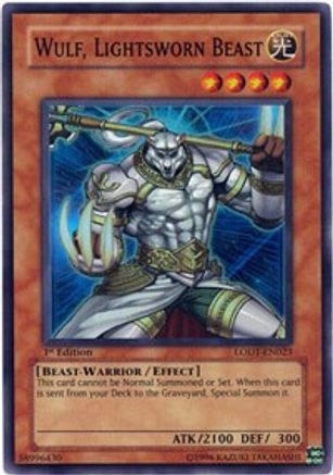 Wulf, Lightsworn Beast (LODT-EN023) - Light of Destruction Unlimited - Premium Yugioh Single from Konami - Just $4.22! Shop now at Game Crave Tournament Store