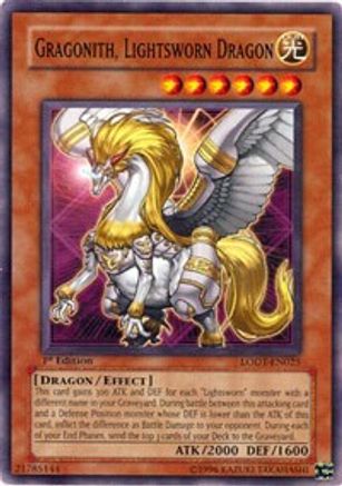 Gragonith, Lightsworn Dragon (LODT-EN025) - Light of Destruction 1st Edition - Premium Yugioh Single from Konami - Just $0.31! Shop now at Game Crave Tournament Store
