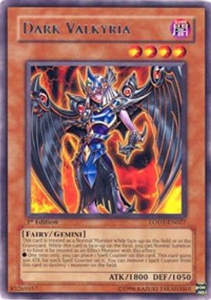 Dark Valkyria (LODT-EN027) - Light of Destruction 1st Edition - Premium Yugioh Single from Konami - Just $1.25! Shop now at Game Crave Tournament Store