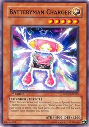 Batteryman Charger (LODT-EN030) - Light of Destruction Unlimited - Premium Yugioh Single from Konami - Just $0.25! Shop now at Game Crave Tournament Store