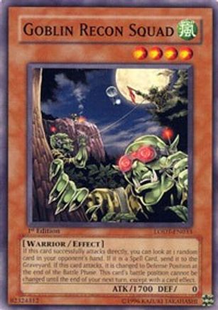 Goblin Recon Squad (LODT-EN033) - Light of Destruction Unlimited - Premium Yugioh Single from Konami - Just $0.25! Shop now at Game Crave Tournament Store