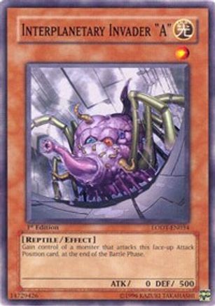 Interplanetary Invader 'A' (LODT-EN034) - Light of Destruction Unlimited - Premium Yugioh Single from Konami - Just $0.25! Shop now at Game Crave Tournament Store
