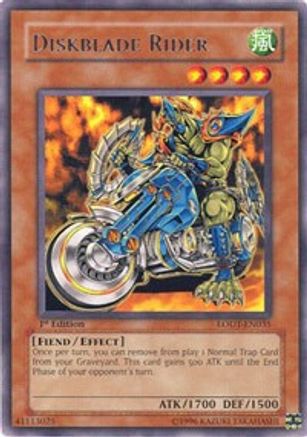 Diskblade Rider (LODT-EN035) - Light of Destruction 1st Edition - Premium Yugioh Single from Konami - Just $0.25! Shop now at Game Crave Tournament Store