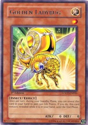 Golden Ladybug (LODT-EN036) - Light of Destruction Unlimited - Premium Yugioh Single from Konami - Just $1.36! Shop now at Game Crave Tournament Store