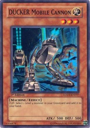 DUCKER Mobile Cannon (LODT-EN037) - Light of Destruction Unlimited - Premium Yugioh Single from Konami - Just $0.25! Shop now at Game Crave Tournament Store