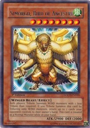 Simorgh, Bird of Ancestry (LODT-EN039) - Light of Destruction 1st Edition - Premium Yugioh Single from Konami - Just $1.02! Shop now at Game Crave Tournament Store