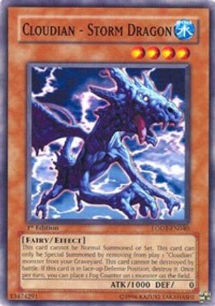 Cloudian - Storm Dragon (LODT-EN040) - Light of Destruction Unlimited - Premium Yugioh Single from Konami - Just $0.25! Shop now at Game Crave Tournament Store