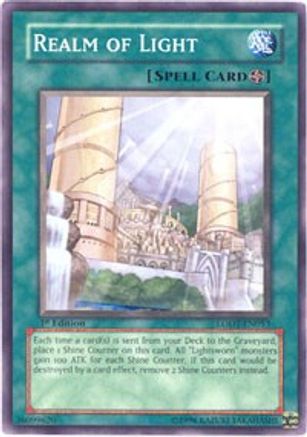 Realm of Light (LODT-EN053) - Light of Destruction Unlimited - Premium Yugioh Single from Konami - Just $0.25! Shop now at Game Crave Tournament Store