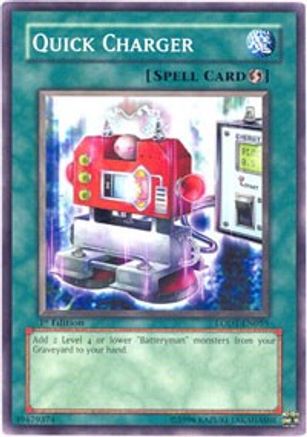 Quick Charger (LODT-EN055) - Light of Destruction 1st Edition - Premium Yugioh Single from Konami - Just $0.08! Shop now at Game Crave Tournament Store
