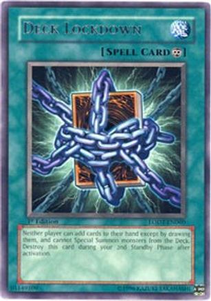 Deck Lockdown (LODT-EN060) - Light of Destruction Unlimited - Premium Yugioh Single from Konami - Just $2.42! Shop now at Game Crave Tournament Store