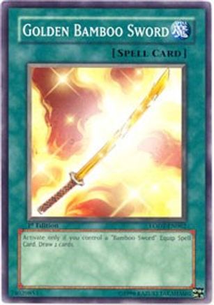 Golden Bamboo Sword (LODT-EN062) - Light of Destruction Unlimited - Premium Yugioh Single from Konami - Just $0.34! Shop now at Game Crave Tournament Store