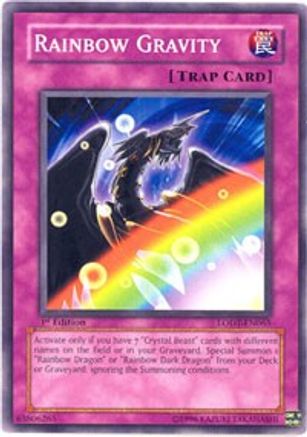 Rainbow Gravity (LODT-EN065) - Light of Destruction 1st Edition - Premium Yugioh Single from Konami - Just $0.25! Shop now at Game Crave Tournament Store
