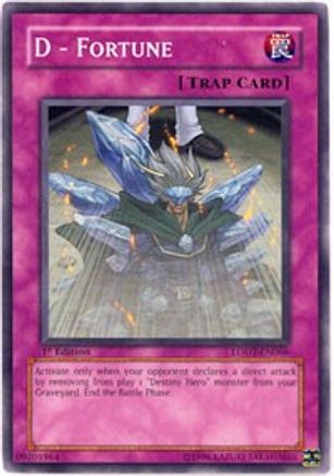 D - Fortune (LODT-EN066) - Light of Destruction 1st Edition - Premium Yugioh Single from Konami - Just $0.26! Shop now at Game Crave Tournament Store