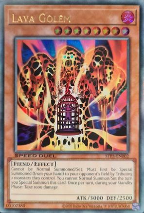 Lava Golem (STP3-EN002) - Speed Duel: Tournament Pack 3 Unlimited - Premium Yugioh Single from Konami - Just $7.30! Shop now at Game Crave Tournament Store