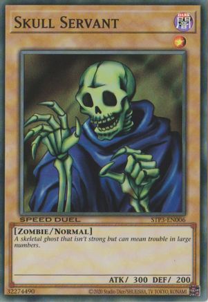 Skull Servant (STP3-EN006) - Speed Duel: Tournament Pack 3 Unlimited - Premium Yugioh Single from Konami - Just $4.58! Shop now at Game Crave Tournament Store