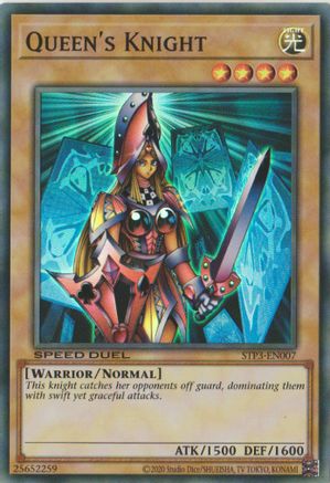 Queen's Knight (STP3-EN007) - Speed Duel: Tournament Pack 3 Unlimited - Premium Yugioh Single from Konami - Just $1.02! Shop now at Game Crave Tournament Store