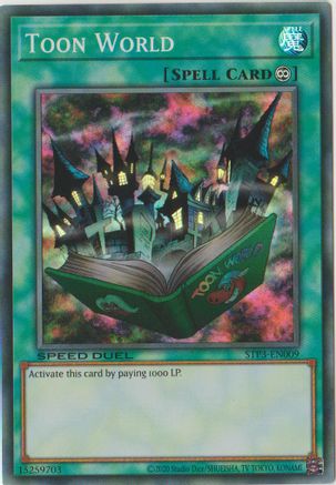 Toon World (STP3-EN009) - Speed Duel: Tournament Pack 3 Unlimited - Premium Yugioh Single from Konami - Just $0.94! Shop now at Game Crave Tournament Store