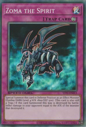 Zoma the Spirit (STP3-EN013) - Speed Duel: Tournament Pack 3 Unlimited - Premium Yugioh Single from Konami - Just $1.57! Shop now at Game Crave Tournament Store