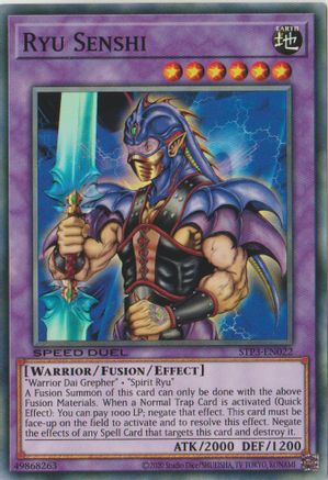 Ryu Senshi (STP3-EN022) - Speed Duel: Tournament Pack 3 Unlimited - Premium Yugioh Single from Konami - Just $1.65! Shop now at Game Crave Tournament Store