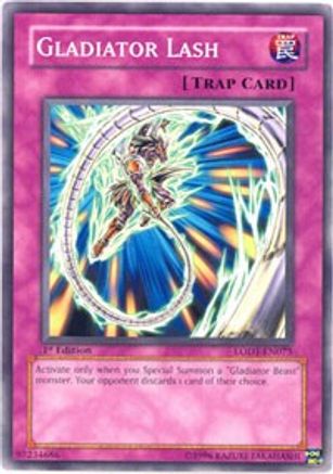 Gladiator Lash (LODT-EN075) - Light of Destruction 1st Edition - Premium Yugioh Single from Konami - Just $0.25! Shop now at Game Crave Tournament Store