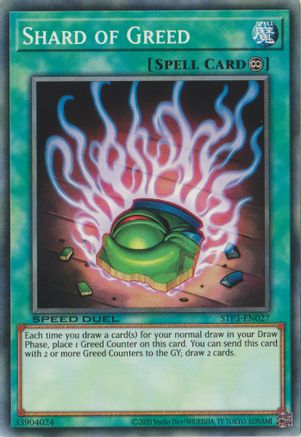 Shard of Greed (STP3-EN027) - Speed Duel: Tournament Pack 3 Unlimited - Premium Yugioh Single from Konami - Just $0.42! Shop now at Game Crave Tournament Store