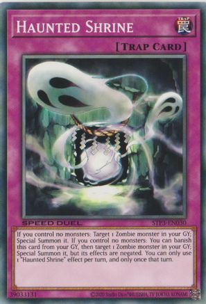 Haunted Shrine (STP3-EN030) - Speed Duel: Tournament Pack 3 Unlimited - Premium Yugioh Single from Konami - Just $2.91! Shop now at Game Crave Tournament Store